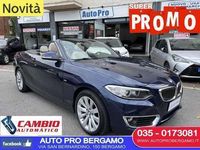 usata BMW 220 220 d Cabrio LUXURY AUTOMATICA SUPER PROMO