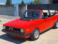 Usata VW Golf Cabriolet Karmann 70 CV (51 kW) 1981 Rosso Cabrio