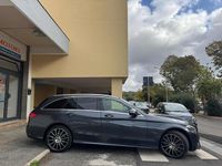 Usata Mercedes C220 Premium 170 CV (125 kW) 2015 Grigio scuro Station wagon
