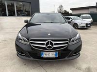 Usata Mercedes E220 Premium 170 CV (125 kW) 2014 Nero Berlina
