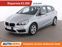Usata BMW 218 Active Tourer Basis 136 CV (100 kW) 2015 Argento Monovolume