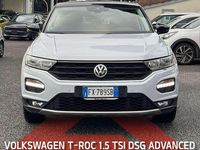Usata VW T-Roc Advance 150 CV (110 kW) 2019 Bianco SUV