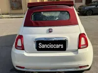 Usata Fiat 500C 69 CV (50 kW) 2017 Bianco con tetto rosso Cabrio