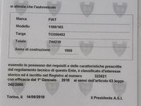 Usata Fiat 1100 Lusso 1960 Verde Berlina