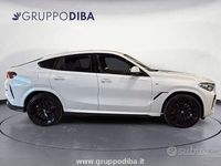 Usata BMW X6 M Sport 340 CV (250 kW) 2021 Bianco SUV