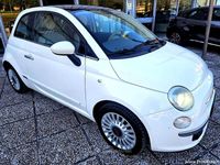 Usata Fiat 500 Lounge 69 CV (50 kW) 2009 Bianco Cabrio