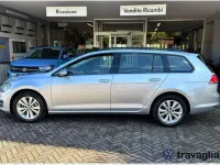 Usata VW Golf VII Comfortline 110 CV (80 kW) 2016 Argento riflesso met Station wagon