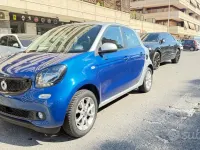 Usata Smart ForFour Passion 71 CV (52 kW) 2018 Blu/azzurro Utilitaria