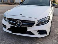 Usata Mercedes C220 Premium 194 CV (142 kW) 2019 Bianco Station wagon