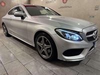 Usata Mercedes C220 Premium 170 CV (125 kW) 2017 Argento Coupé