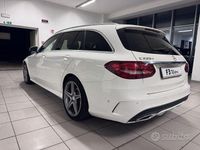 Usata Mercedes C220 Premium 170 CV (125 kW) 2017 Bianco Station wagon