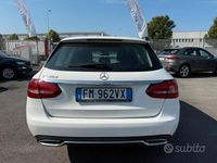 Usata Mercedes C180 116 CV (85 kW) 2018 Bianco Station wagon