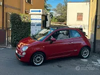 Usata Fiat 500C 69 CV (50 kW) 2011 Rosso Cabrio