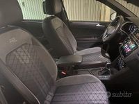 Usata VW Tiguan R-line 150 CV (110 kW) 2022 Nero SUV