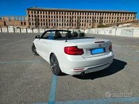 Usata BMW 218 Sport Line 2018 Bianco Cabrio