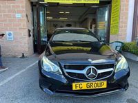 Usata Mercedes E200 Premium 184 CV (135 kW) 2014 Nero Cabrio