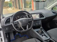 Usata Seat Leon ST Style 115 CV (84 kW) 2017 Bianco Station wagon