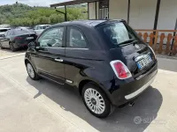 Begagnad Fiat 500 Lounge 69 HK (50 kW) 2009 Svart Cab
