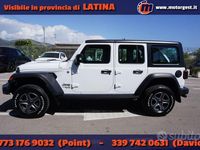 Usata Jeep Wrangler Unlimited Sport 200 CV (147 kW) 2020 Bianco SUV