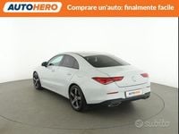 Usata Mercedes CLA180 116 CV (85 kW) 2020 Bianco Berlina