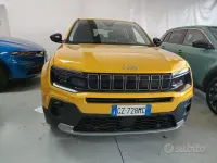 Usata Jeep Avenger Summit 101 CV (74 kW) 2025 Giallo SUV