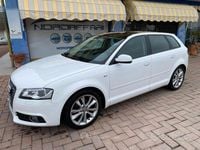 Usata Audi A3 S-Line 105 CV (77 kW) 2013 Bianco Berlina