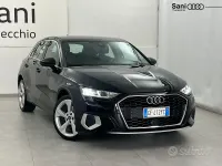 Usata Audi A3 Advanced 116 CV (85 kW) 2021 Nero Berlina