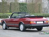 Usata Saab 900 Cabriolet 136 CV (100 kW) 1993 Rosso Cabrio