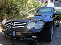 Usata Mercedes SL350 245 CV (180 kW) 2005 Nero Cabrio