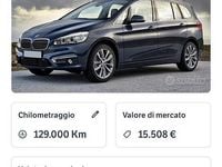 Usata BMW 218 Gran Tourer Luxury Line 2017 Nero Monovolume