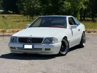 Usata Mercedes SL600 394 CV (289 kW) 1998 Bianco Cabrio