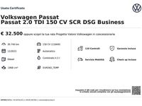 Usata VW Passat Business 150 CV (110 kW) 2023 Blu/azzurro Station wagon