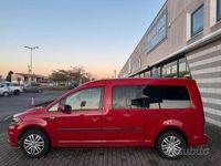 Usata VW Caddy Maxi Highline 110 CV (80 kW) 2020 Rosso Monovolume