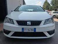 Usata Seat Leon Style 130 CV (95 kW) 2019 Bianco Berlina