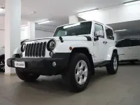 Usata Jeep Wrangler Unlimited Sahara 200 CV (147 kW) 2014 Bianco SUV