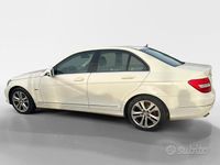 Usata Mercedes C180 Avantgarde 183 CV (134 kW) 2012 Bianco Berlina