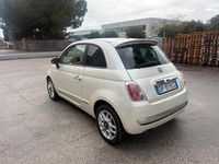 Usata Fiat 500 75 CV (55 kW) 2009 Bianco Cabrio