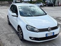 Usata VW Golf VI Trendline 110 CV (80 kW) 2009 Bianco Utilitaria