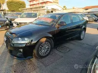 Usata Audi A3 Attraction 105 CV (77 kW) 2010 Nero Utilitaria