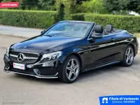 Usata Mercedes C200 Premium 184 CV (135 kW) 2018 Nero Cabrio