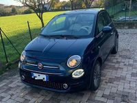Usata Fiat 500 Lounge 69 CV (50 kW) 2018 Blu/azzurro Utilitaria