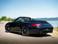 Usata Porsche 997 480 CV (353 kW) 2011 N4 blu scuro met. Cabrio