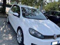 Usata VW Golf VI Highline 140 CV (102 kW) 2009 Bianco Utilitaria