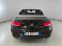 Usado Mercedes C220 Premium Plus 170 CV (125 kW) 2017 Negro Descapotable