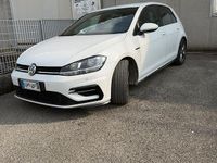 Usata VW Golf VII R-line 115 CV (84 kW) 2019 Bianco Berlina