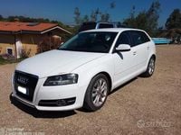 Usata Audi A3 Attraction 105 CV (77 kW) 2011 Bianco Utilitaria