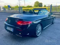 Usata Mercedes C220 Premium 170 CV (125 kW) 2017 Nero Cabrio