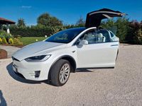 Usata Tesla Model X Long Range AWD 450 kW (612 CV) 2020 Bianco SUV