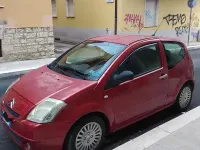 Usata Citroën C2 68 CV (50 kW) 2005 Rosso Utilitaria