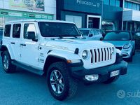 Usata Jeep Wrangler Unlimited Sahara 199 CV (146 kW) 2018 Bianco SUV